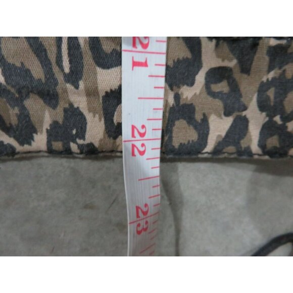 D. Jeans Leopard Long Sleeve Button Up Denim Jacket - Picture 10 of 10